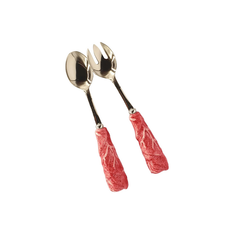 Radicchio cutlery, red by Les Ottomans