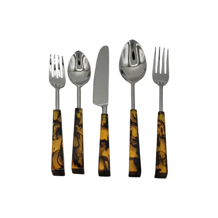 Cutlery set, leopard by Les Ottoman