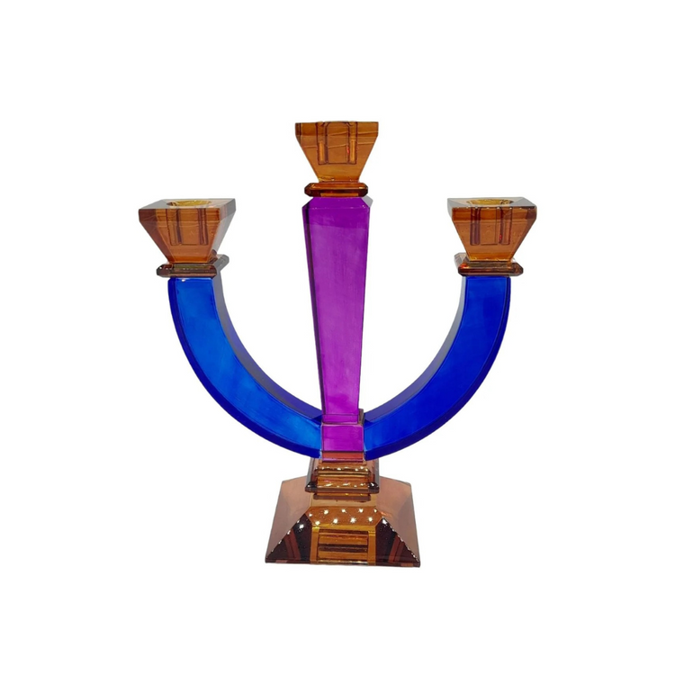 Crystal candleholder 10" by Les Ottomans
