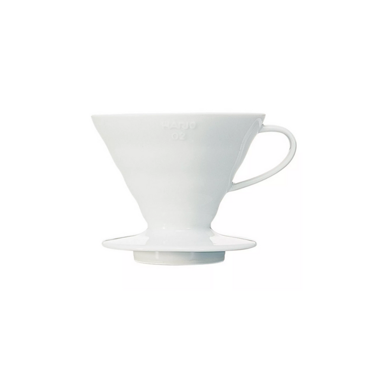 Coffee Dripper, V60 Ceramic 02 White