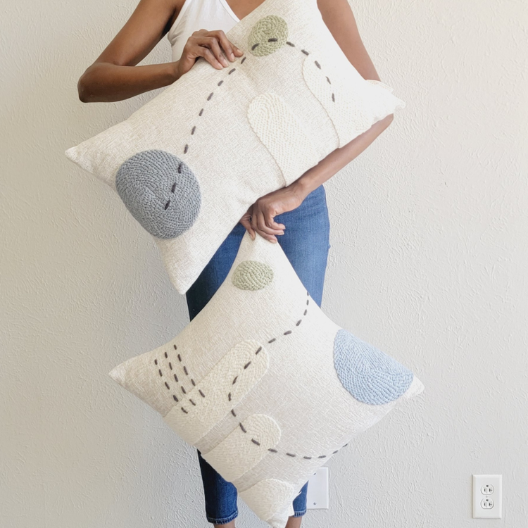 Warm Desert Dusk Throw Lumbar Pillow 26x16 with insert