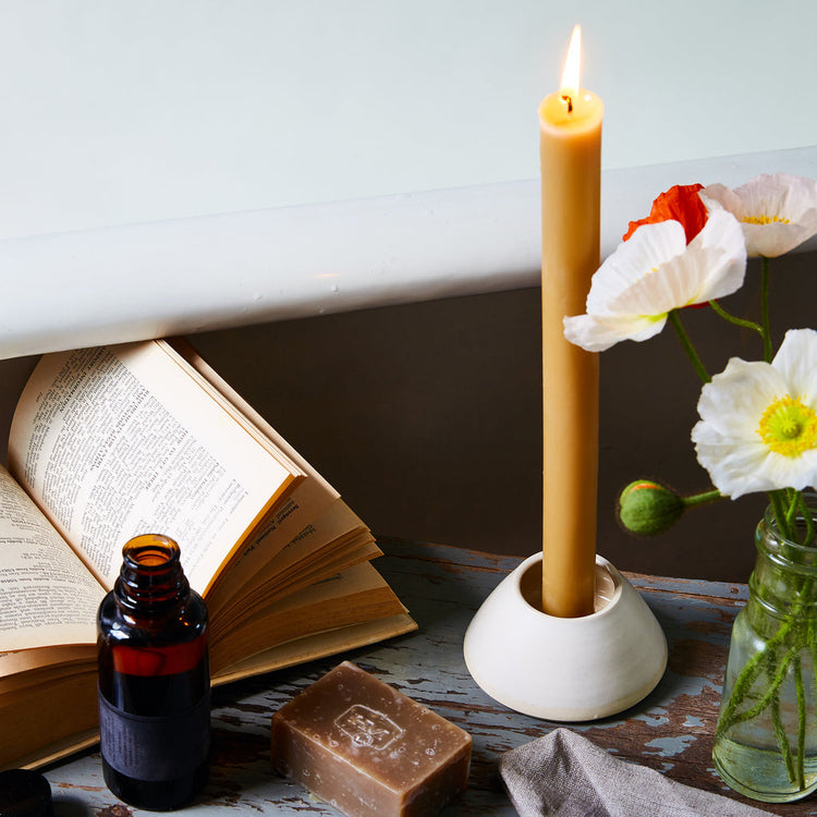Candle, Church Taper, Sage