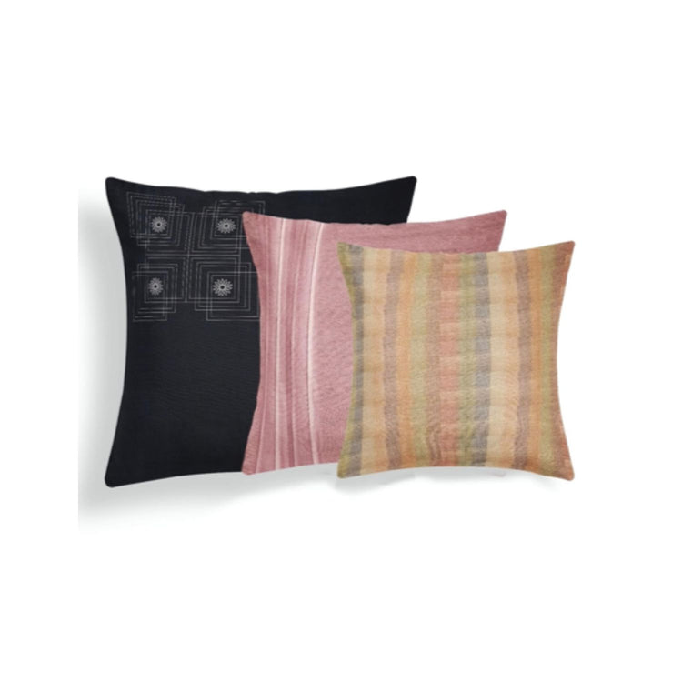 Bold Indigo Eri Silk Pillow 22x22 with insert