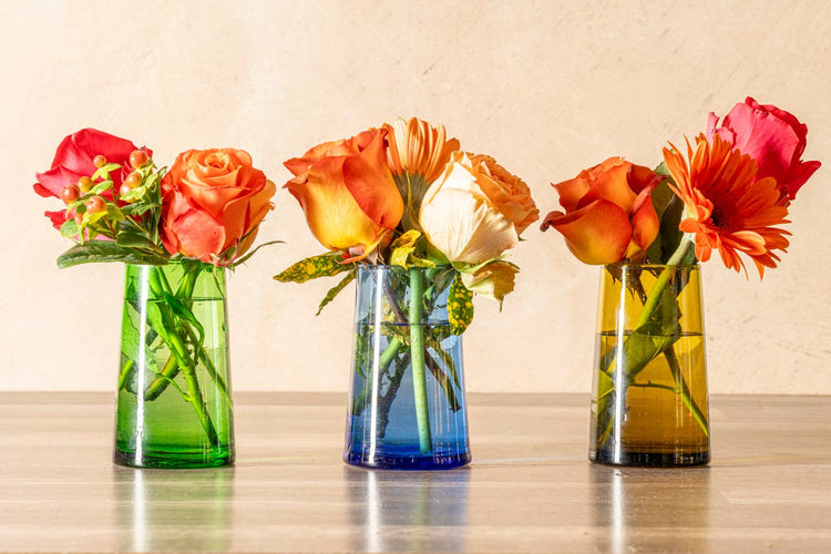 Large Moroccan Cone Glass Green - 12oz