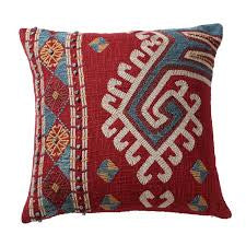 Elegant Hali Maroon Pillow 18x18 with insert