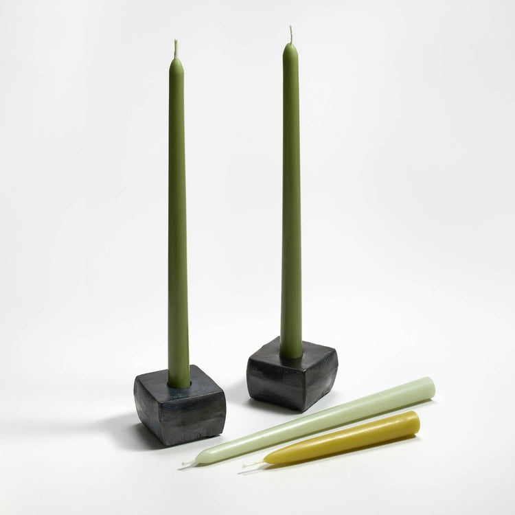 Every Day Tapers: Blue slate / 6"
