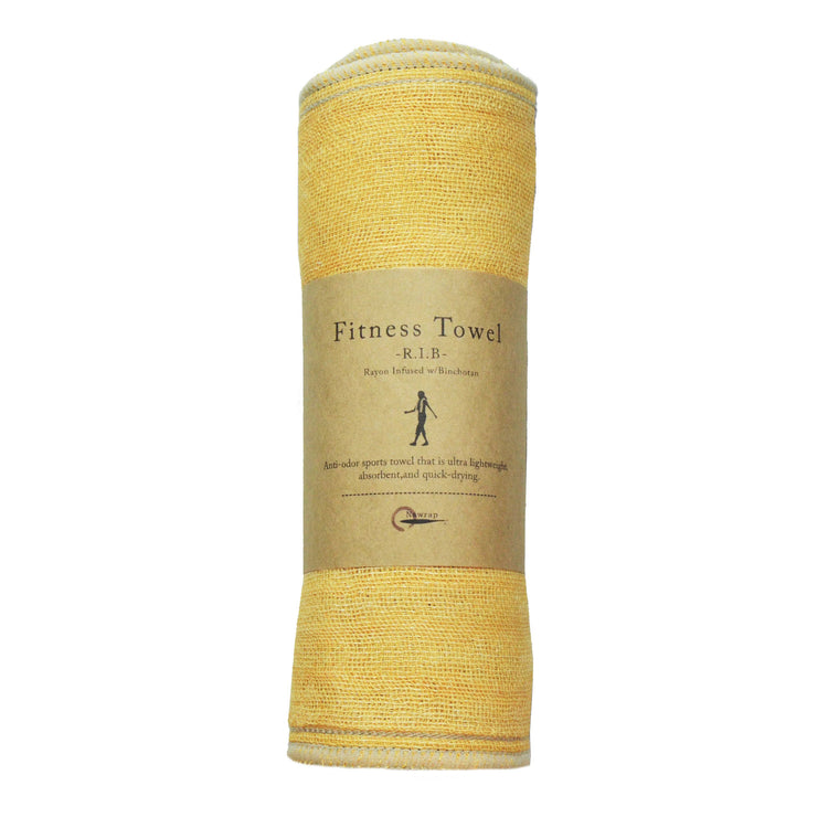 Nawrap Charcoal-infused Fitness Towel, Naturally Anti-Odor - Citrus