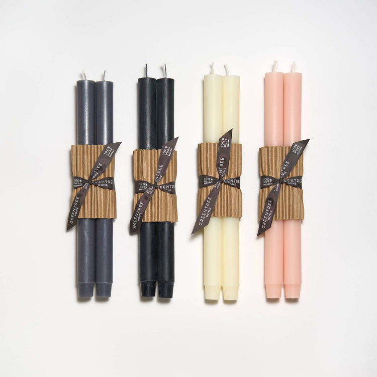 12" Church Tapers: Peacock