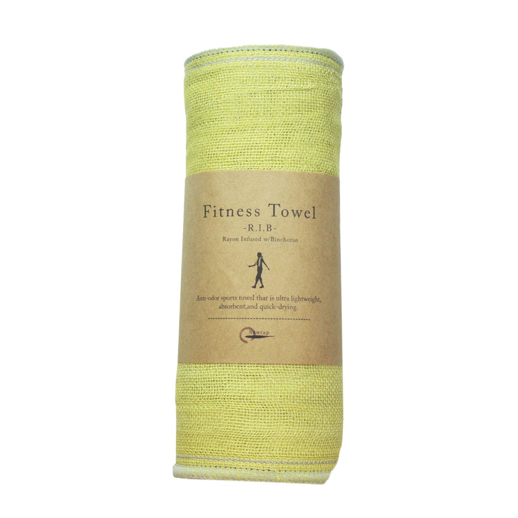 Nawrap Charcoal-infused Fitness Towel, Naturally Anti-Odor - Citrus