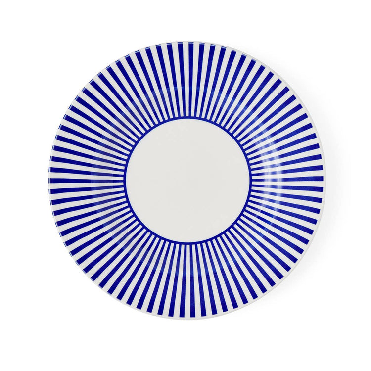 Blue Italian Steccato Plate 8.75" by Spode
