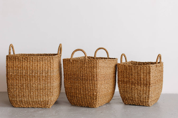 Basket, Square Laundry, Harvest