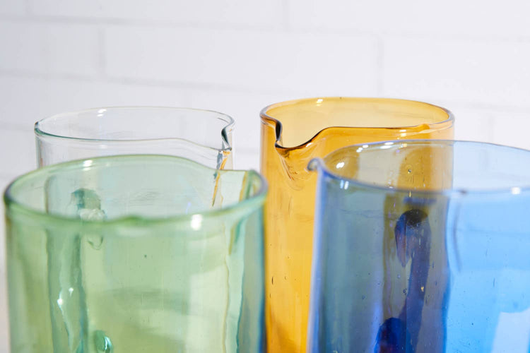 Artisan Moroccan Cone Water Jug - Green