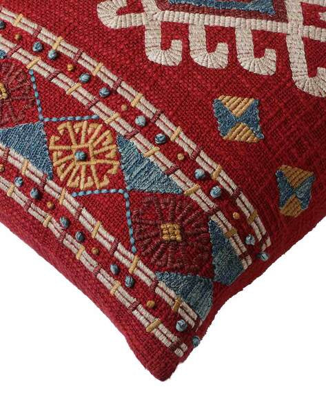 Elegant Hali Maroon Pillow 18x18 with insert