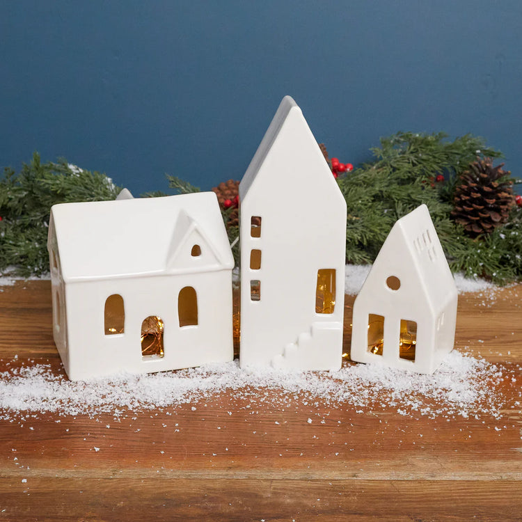 Stoneware Village House, Large