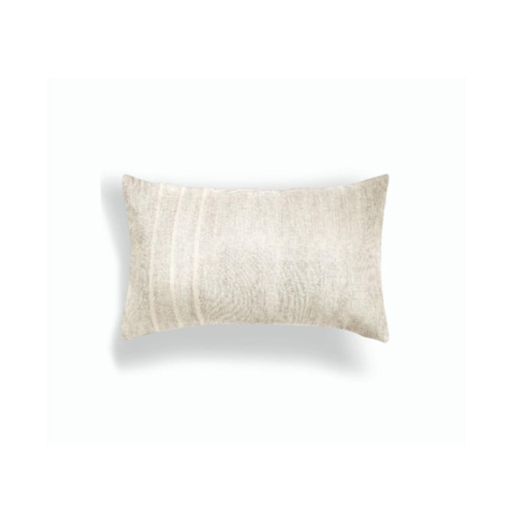 Linen Off White Eri Silk Pillow 14x24 with insert