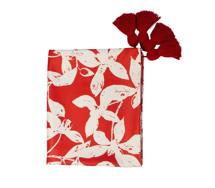 Carmine Tablecloth 59x106.2 | Rich Red Table Linen