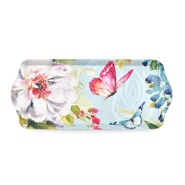 Colorful Breeze Floral Butterfly Sandwich Tray