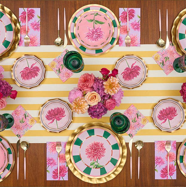 Dahlia Garden Salad Plates/8pk