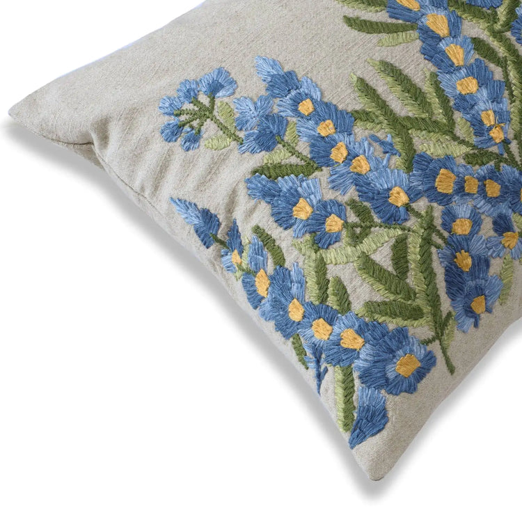 Elegant Blossom Lumbar Pillow 14x20 with insert