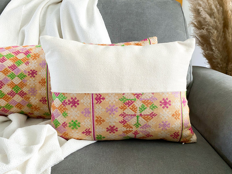 Artistic Parasols Mekong Pillow 11x18 with insert