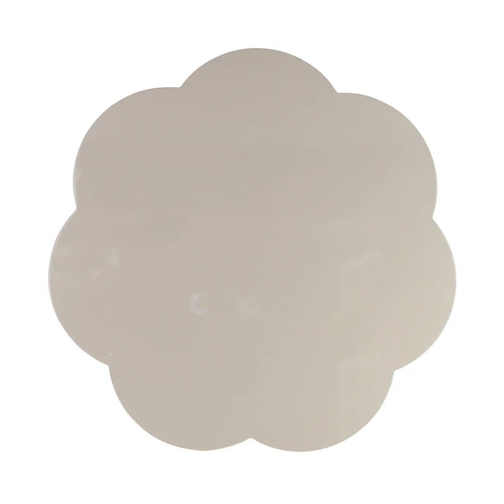 Placemat in Cappuccino, 16" x 16” Scalloped, Addison Ross