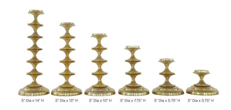 Viya Home Rambagh Candelabra - Dark Bronze 5 X 7.75in
