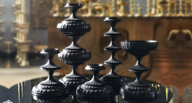 Viya Home Rambagh Candelabra - Dark Bronze 5 X 7.75in