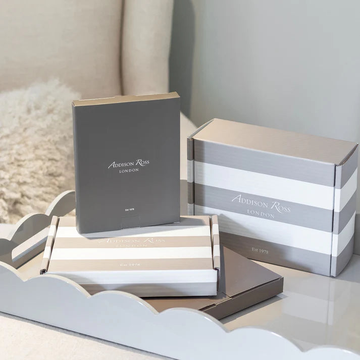 Small Chiffon & Gold Box | Delicate Gift for Mom