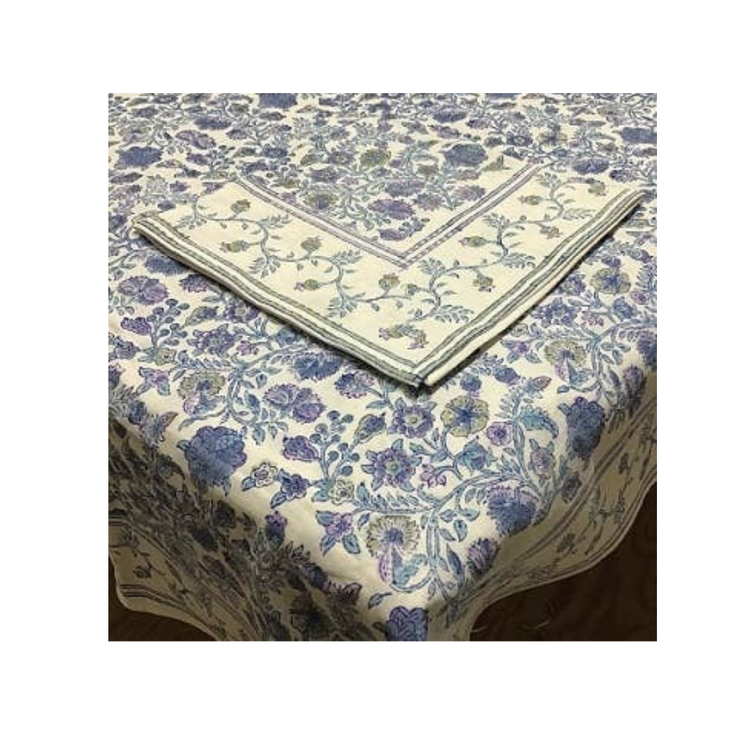 Summertime Heather Round Tablecloth | Floral Table Décor
