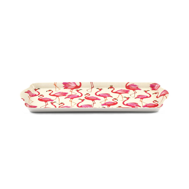 The Flamingo Collection Melamine Sandwich Tray: Melamine / SM Flamingo