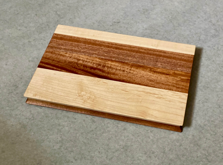 Board, Colorblock III, Mahogany/Walnut/Maple