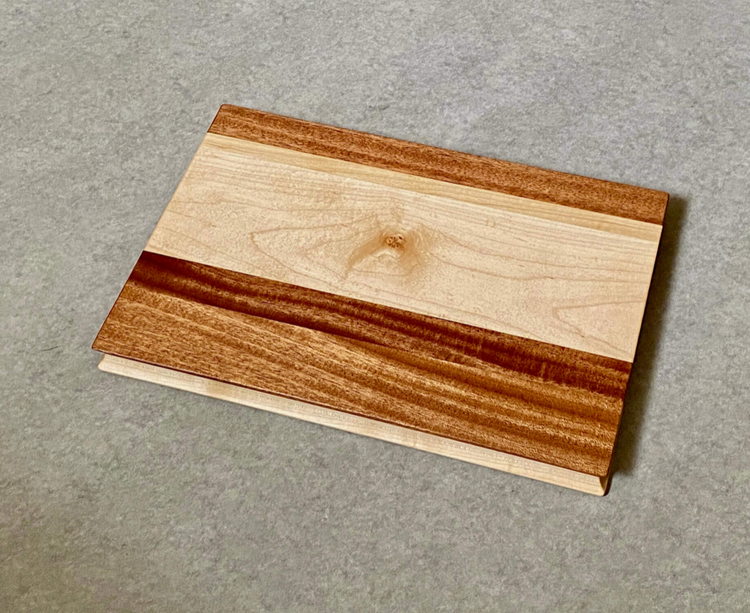 Board, Colorblock III, Mahogany/Walnut/Maple
