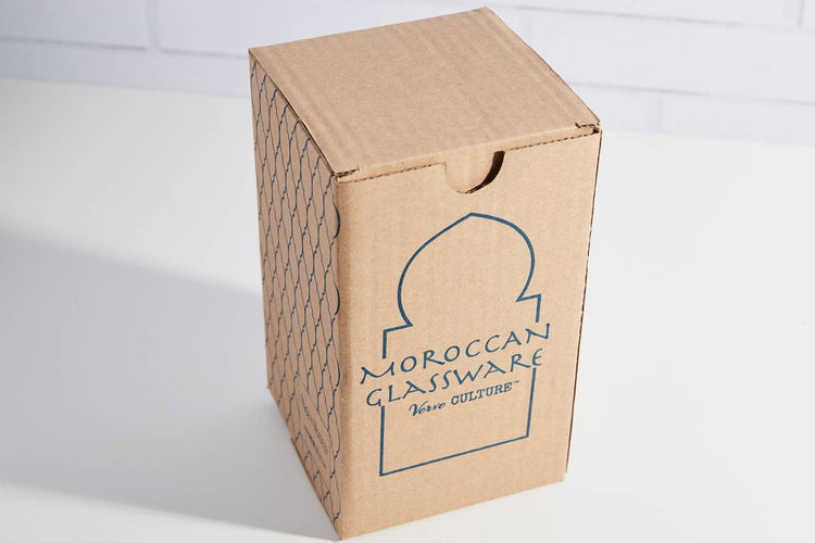 Artisan Moroccan Cone Water Jug - Blue