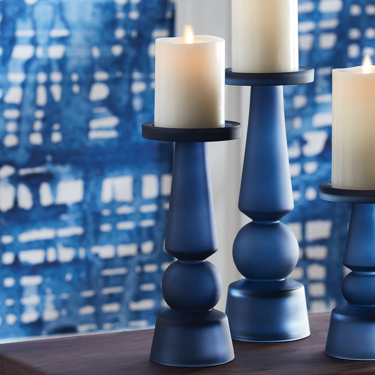 Barclay Butera Antero Glass Candle Stand - Medium