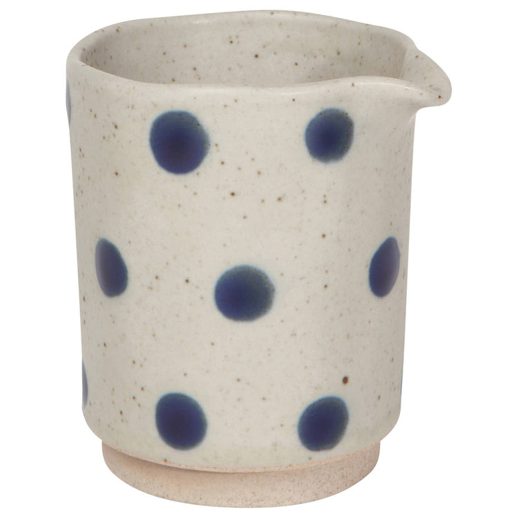 Audrey Dots Ceramic Creamer Pitcher