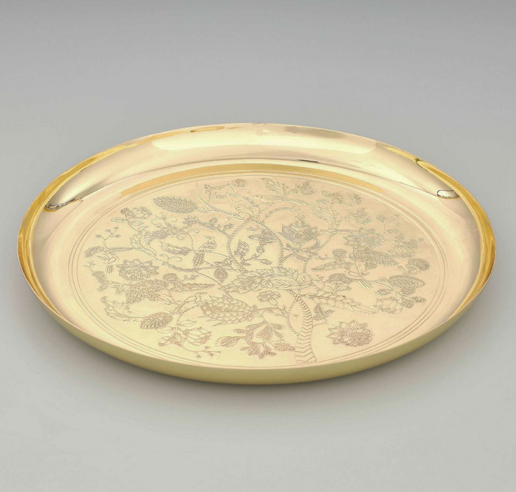 Side Plate, Fatehsagar Etched 9" dia