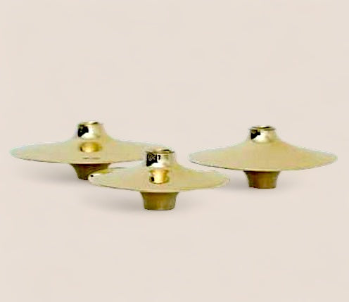 Viya Home Golconda Brass Candle Holder - 6.5 x 3in