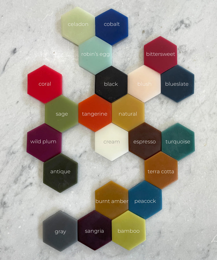 Candle, Square 16" Taper, Burnt Amber