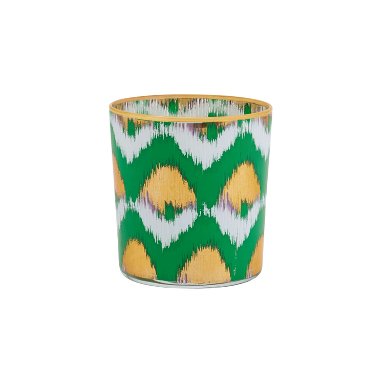 Les Ottomans Green & Gold Tumblers - 4"