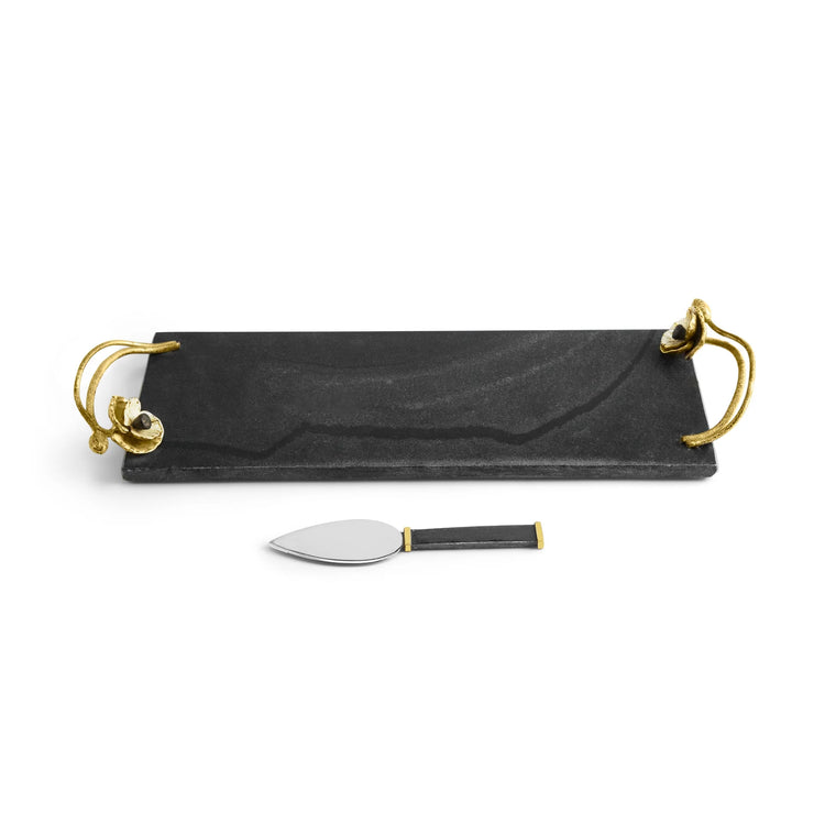 Anemone Small Cheese Board with Spreader