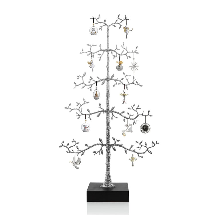 Michael Aram silver espalier Christmas ornament tree, metal with elegant design, for sophisticated decoration