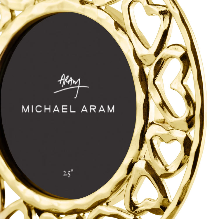 Michael Aram heart picture frame ornament, metal with heart design, for romantic decoration