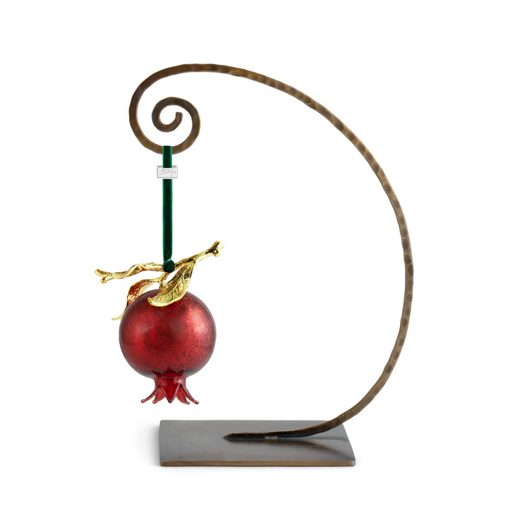Michael Aram pomegranate glass ornament, red, for holiday decoration