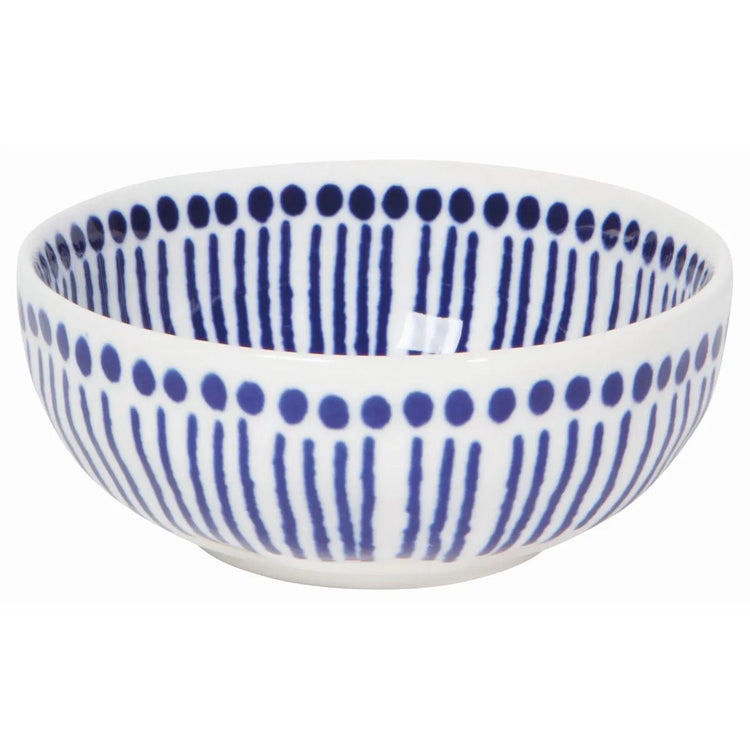 Sprout Stamped Ceramic Pinch Bowls - Set of 4