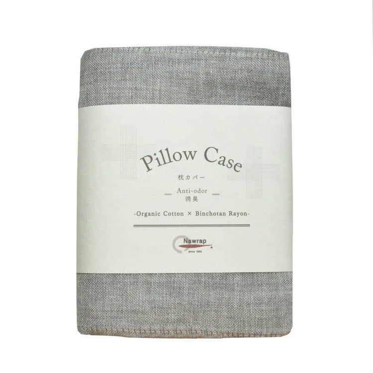 Binchotan Infused Ivory Gray Nawrap Pillowcase