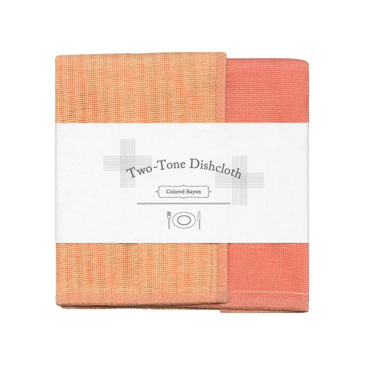 Nawrap Dishcloth, Two-Tone Apricot