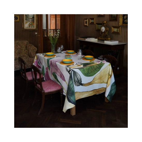 Datura Tablecloth 160x220 Large Floral Table Linen