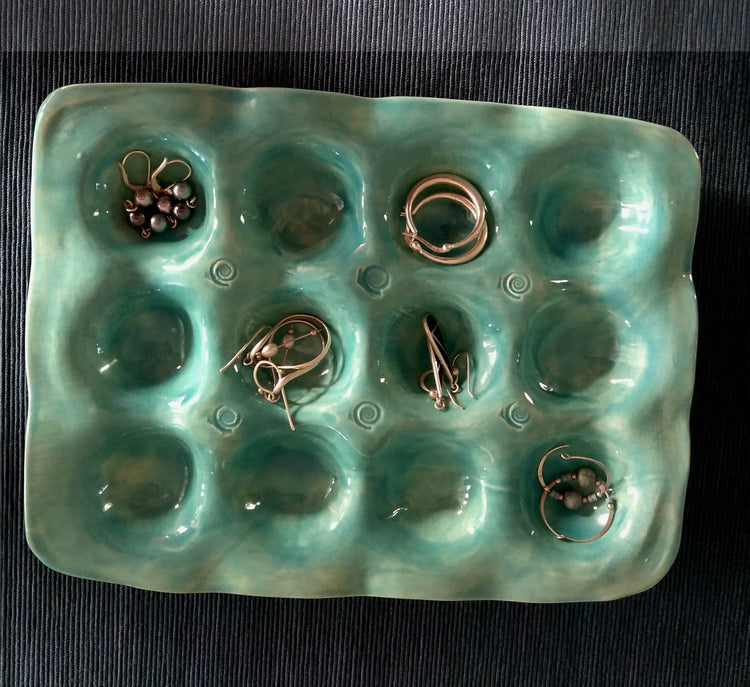 Ceramic Egg Tray: Yellow