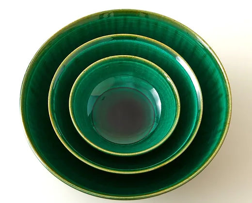 Bowl, Handmade Jade 9"