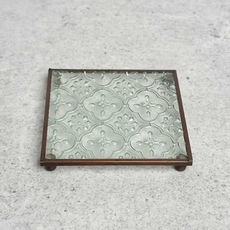 Glass Pillar Plate